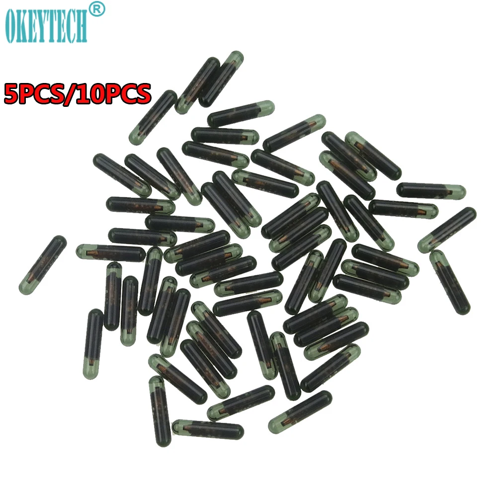 OkeyTech 5PCS10PCS New Car Key Chips ID13 TP03 Blank Auto Transponder Chip ID 13 Chip Glass ID13 Transponder Chip For HONDA Key