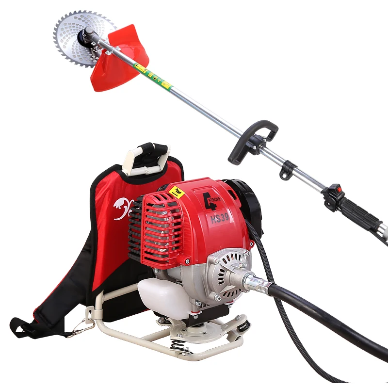 Lawn mower four-stroke knapsack small weeder multi-function agricultural gasoline land reclamation loose soil grass harvester 
Lawn mower four-stroke knapsack small weeder multi-function agricultural gasoline land reclamation loose soil grass harvester