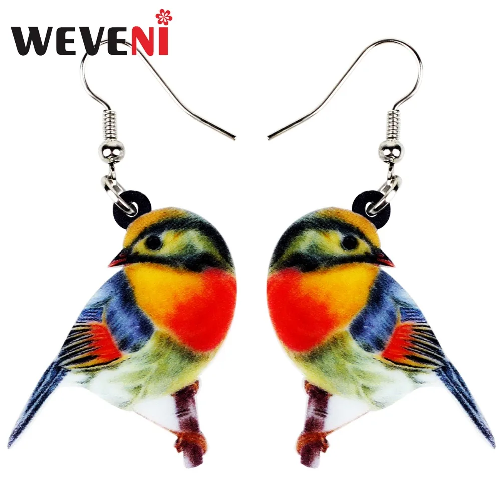 WEVENI Acrylic Cute Anime Colorful Bird Earrings New Long Dangle Drop Trendy Animal Jewelry For Women Girls Female Kids Gift
WEVENI Acrylic Cute Anime Colorful Bird Earrings New Long Dangle Drop Trendy Animal Jewelry For Women Girls Female Kids Gift