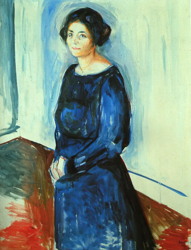 Oil Painting Reproduction on Linen Canvas,woman-in-blue-frau-barth-1921 by Edvard Munch,100% handmade,Free Shipping
Oil Painting Reproduction on Linen Canvas,woman-in-blue-frau-barth-1921 by Edvard Munch,100% handmade,Free Shipping