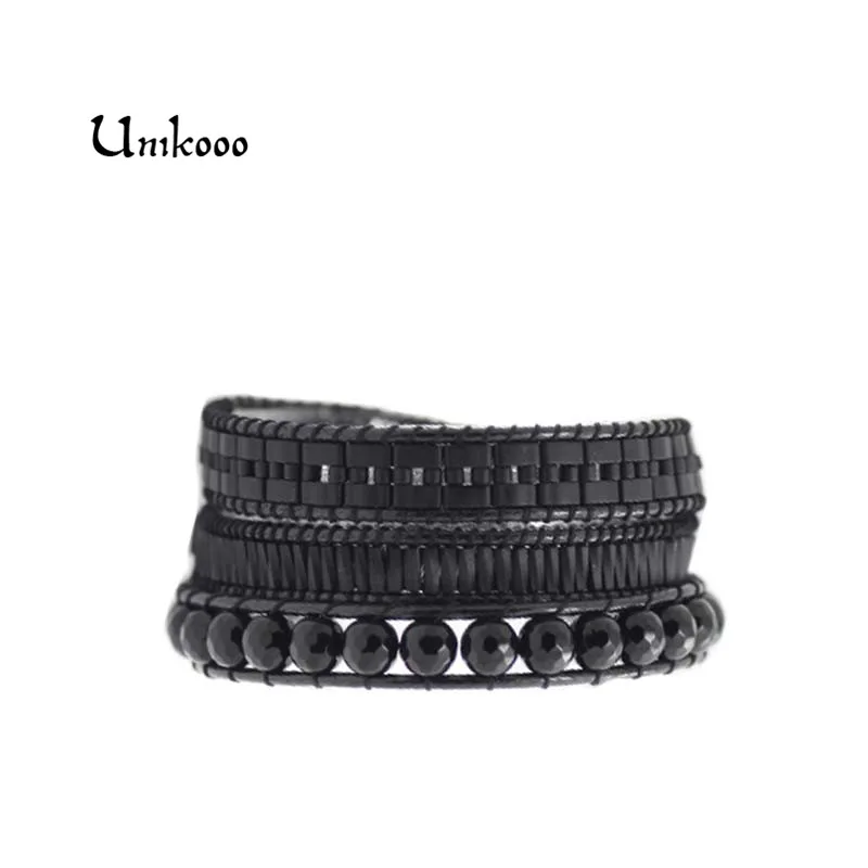 Bracelet Personnalise Black Wrap Bracelet for Women / Men Multilayer Wax Cord Bracelet Woven Beaded Woven Bracelets
Bracelet Personnalise Black Wrap Bracelet for Women / Men Multilayer Wax Cord Bracelet Woven Beaded Woven Bracelets