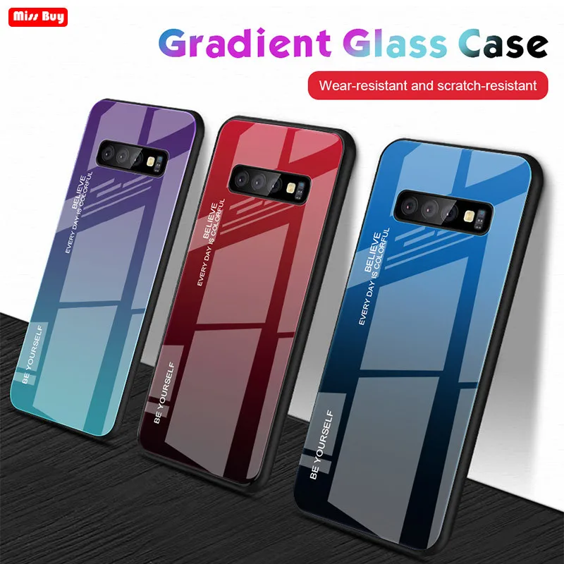 Luxury Gradient Tempered Glass Phone Cases For Samsung galaxy S10 Plus S10 5G S10E A7 A9 A6 A8 J8 2018 J4 J6 Plus Fundas Cover
Luxury Gradient Tempered Glass Phone Cases For Samsung galaxy S10 Plus S10 5G S10E A7 A9 A6 A8 J8 2018 J4 J6 Plus Fundas Cover