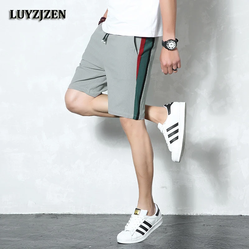 High Quality Cotton Men Shorts Summer 2018 Casual Slim Fit Beach Fashion The Linen Short Pants Hot Selling Side Stripe New K44
High Quality Cotton Men Shorts Summer 2018 Casual Slim Fit Beach Fashion The Linen Short Pants Hot Selling Side Stripe New K44