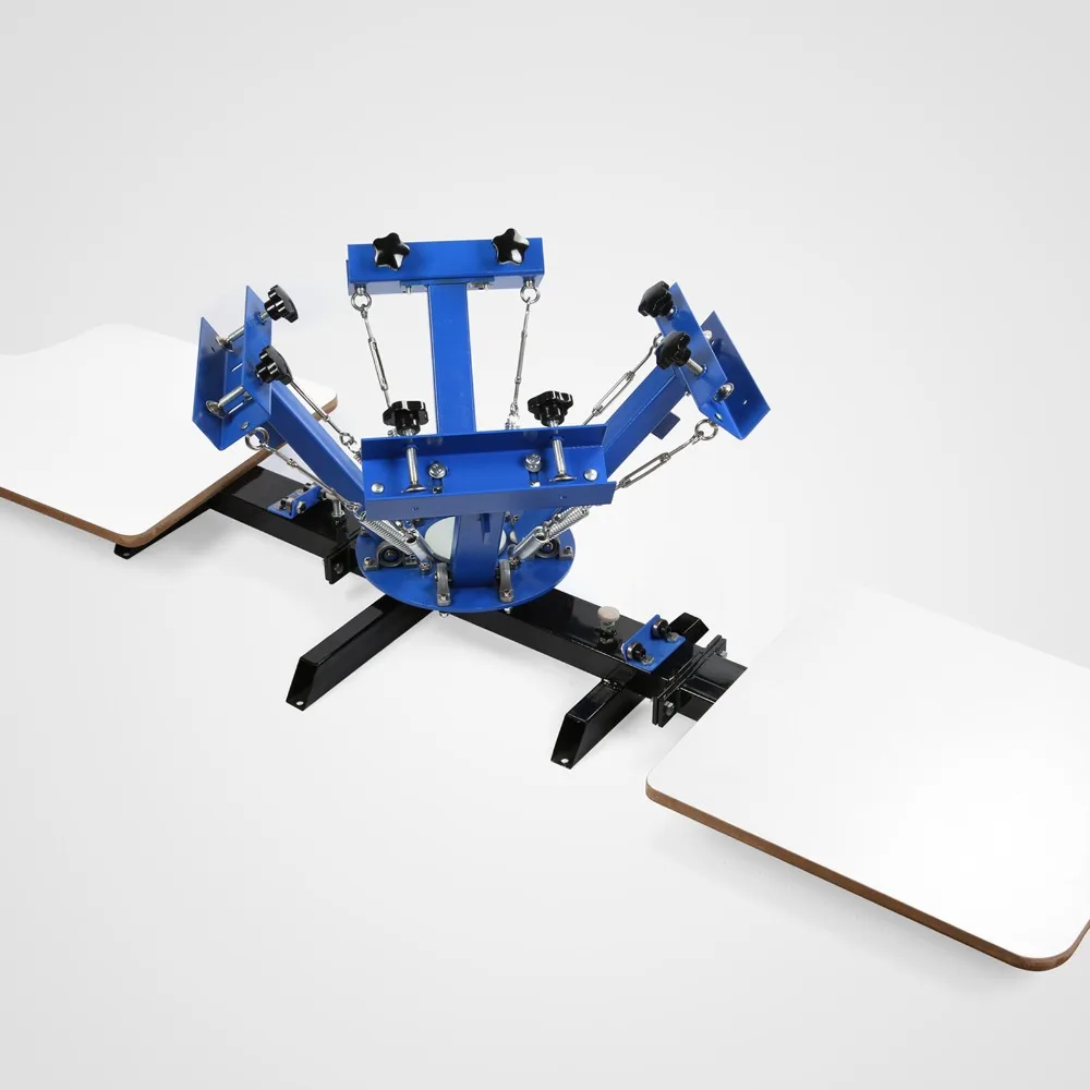 Manual Silk Screen Printing Machine SilkScreen Pressing Printer 4 Color 2 Station Four Screen Plates
Manual Silk Screen Printing Machine SilkScreen Pressing Printer 4 Color 2 Station Four Screen Plates