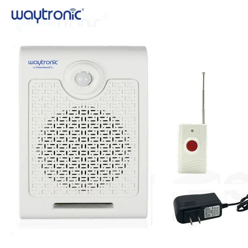 PIR Human Body Motion Sensor or Remote Control Activated Audio Speaker for Blind Guide Voice Prompter Safety Alert Wireless help
PIR Human Body Motion Sensor or Remote Control Activated Audio Speaker for Blind Guide Voice Prompter Safety Alert Wireless help