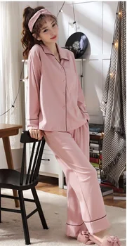 Spring cotton pajamas pregnant women breastfeeding pajamas mother pregnant women breathable sweat-absorbent new suit 
Spring cotton pajamas pregnant women breastfeeding pajamas mother pregnant women breathable sweat-absorbent new suit