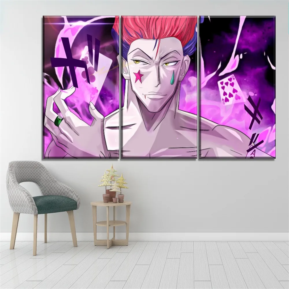 3 Piece Anime Hunter x Hunter Hisoka Picture On Canvas Printing Type And On The Wall Decorative Modular Art Style Poster
3 Piece Anime Hunter x Hunter Hisoka Picture On Canvas Printing Type And On The Wall Decorative Modular Art Style Poster