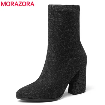 MORAZORA 2020 PLus size 34-43 High quality Stretch socks boots autumn winter high heels ankle boots for women ladies shoes
MORAZORA 2020 PLus size 34-43 High quality Stretch socks boots autumn winter high heels ankle boots for women ladies shoes