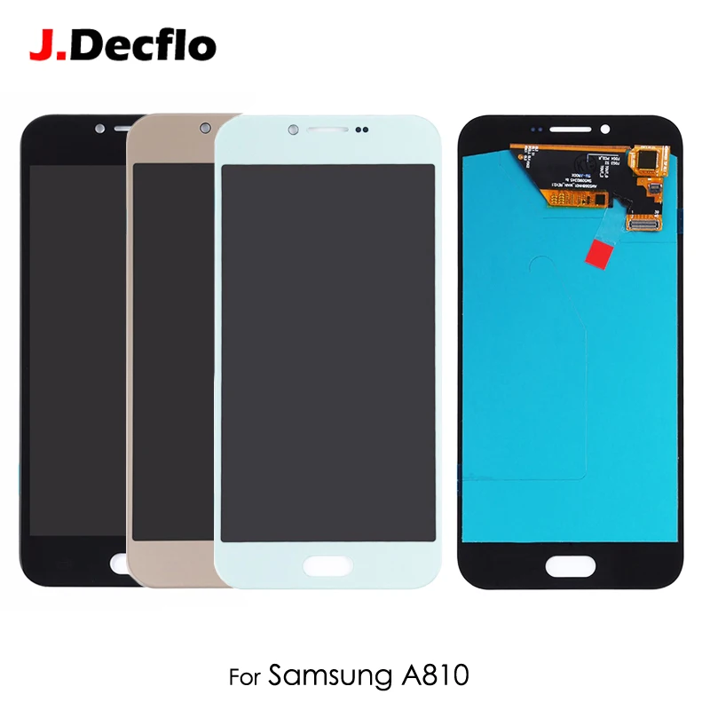 Super AMOLED OLED For Samsung Galaxy A810 A8 2016 A8100 LCD Display Touch Screen Digitizer Full Assembly Replacement
Super AMOLED OLED For Samsung Galaxy A810 A8 2016 A8100 LCD Display Touch Screen Digitizer Full Assembly Replacement