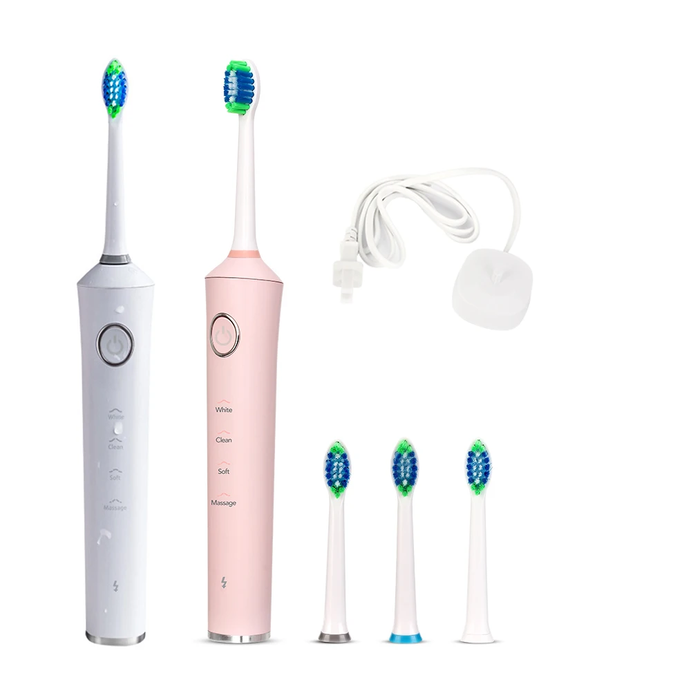 Sonic Electric Toothbrush Rechargeable 4 Mode Automatic Tooth Brush Electric Charger + 4 Replacement Heads Brush Teeth For Adult
Sonic Electric Toothbrush Rechargeable 4 Mode Automatic Tooth Brush Electric Charger + 4 Replacement Heads Brush Teeth For Adult