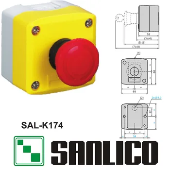 waterproof mushroom head emergency stop push button switch control box station SAL(LA68H-K XAL)-K174 latching turn to release
waterproof mushroom head emergency stop push button switch control box station SAL(LA68H-K XAL)-K174 latching turn to release