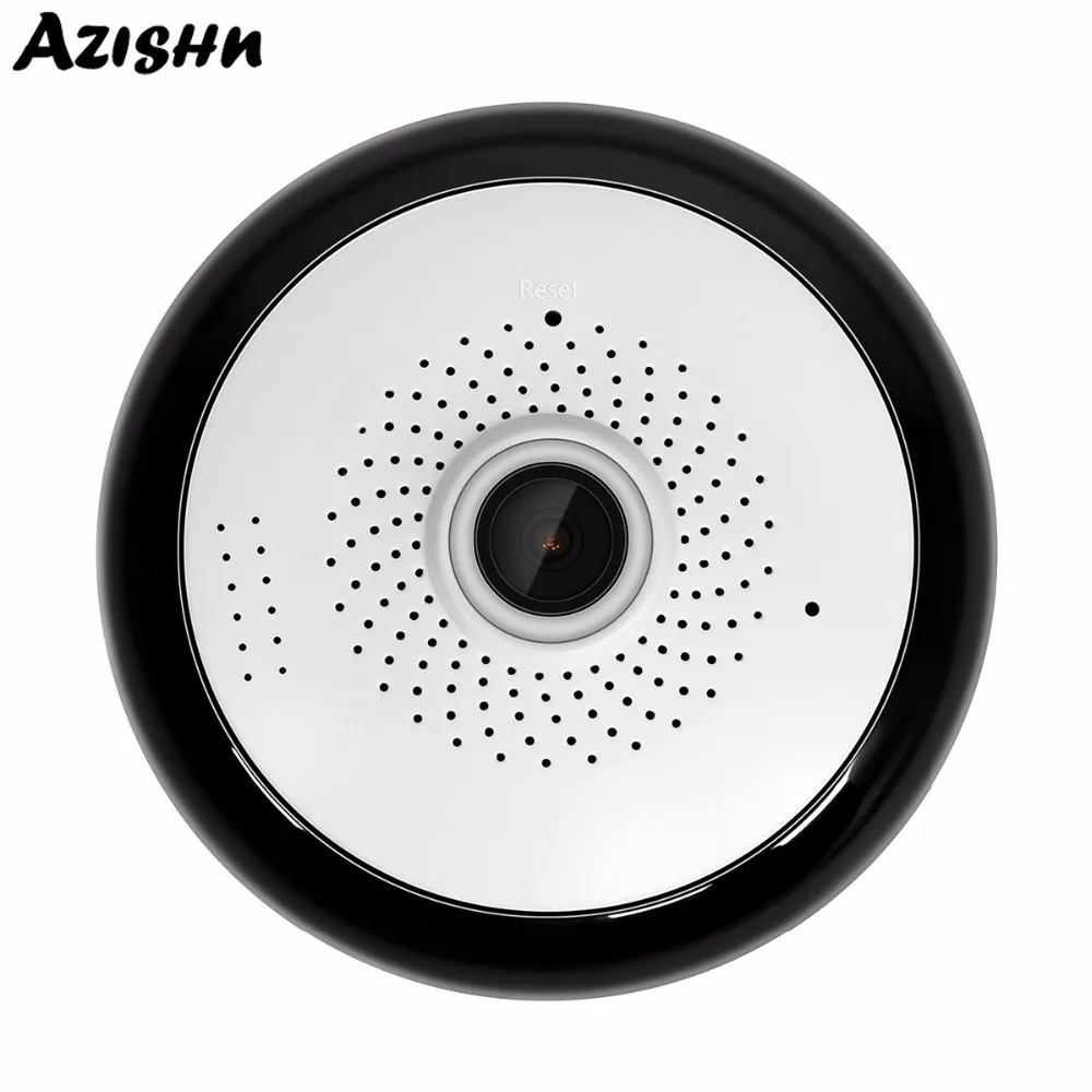 AZISHN 360 Degree WiFi Panoramic Security Camera 960P FULL HD Wireless Fisheye Wide Viewing Angle Lens Home Mini Security Camera
AZISHN 360 Degree WiFi Panoramic Security Camera 960P FULL HD Wireless Fisheye Wide Viewing Angle Lens Home Mini Security Camera