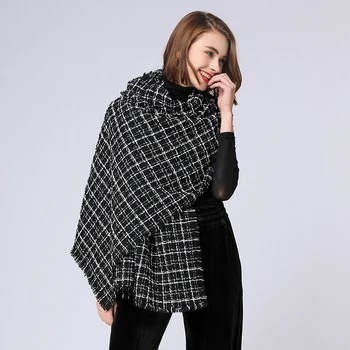 Women Winter Autumn Plaid Scarf 2018 Large Long Warm Female Fashion Lady Oversized Black Scarves Pashmina Scarf Shawls Wraps
Women Winter Autumn Plaid Scarf 2018 Large Long Warm Female Fashion Lady Oversized Black Scarves Pashmina Scarf Shawls Wraps
