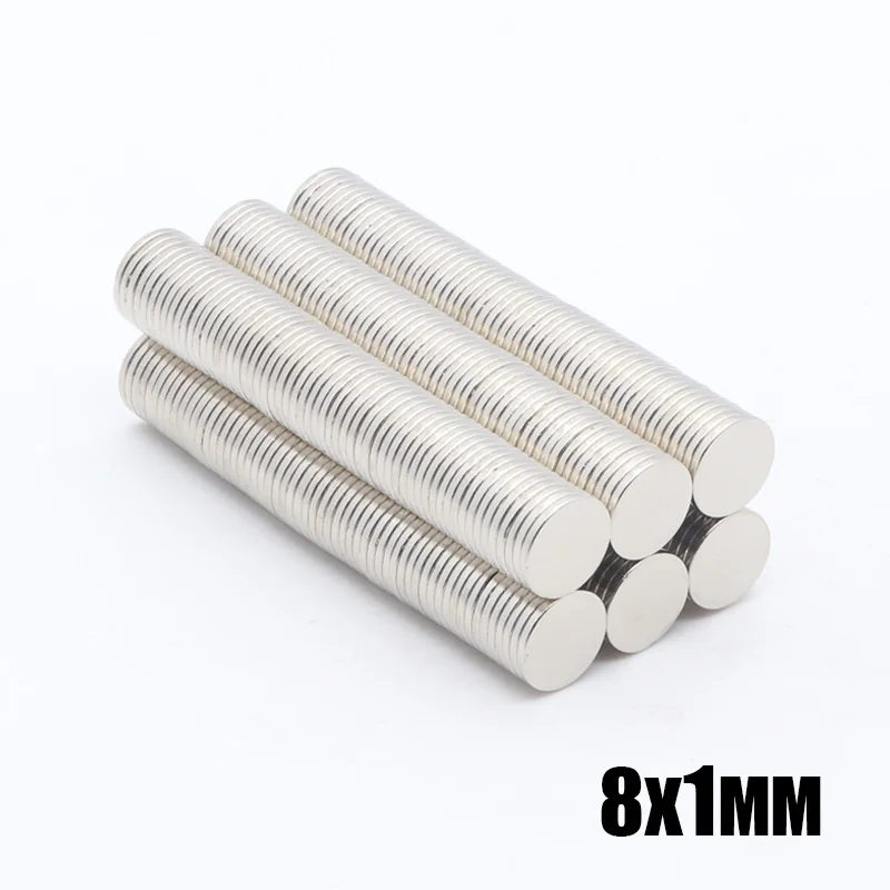 Неодимовые магнитные диски 1000 шт., 8x1 мм, постоянный N35 NdFeB, маленькие круглые супер мощные сильные магнитные магниты 8 мм x 1 мм
Неодимовые магнитные диски 1000 шт., 8x1 мм, постоянный N35 NdFeB, маленькие круглые супер мощные сильные магнитные магниты 8 мм x 1 мм
