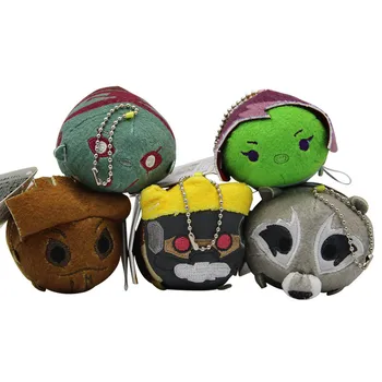5pieces Marvel Guardians Of The Galaxy Rocket Raccoon Groot Peter Quill Mini plush doll
5pieces Marvel Guardians Of The Galaxy Rocket Raccoon Groot Peter Quill Mini plush doll