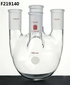 F219140 Flask, Round bottom,4-neck,Vertical, Capacity:100ml, Center joint:19/22, Side Joint:14/20
F219140 Flask, Round bottom,4-neck,Vertical, Capacity:100ml, Center joint:19/22, Side Joint:14/20
