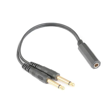 5pcs 6.35mm 6.35 6.5mm 1/4 inch Stereo TRS Female to 2 Dual 6.35mm Mono TS Male Y Splitter Cable
5pcs 6.35mm 6.35 6.5mm 1/4 inch Stereo TRS Female to 2 Dual 6.35mm Mono TS Male Y Splitter Cable