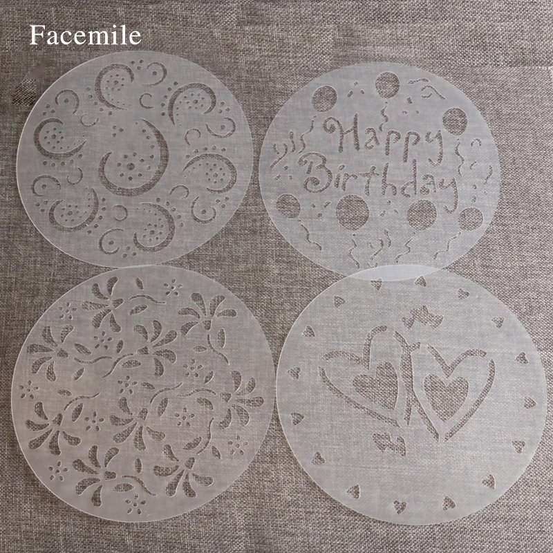 4PCS Rose Flowers sweet Heart Spray Stencils Birthday Cake DIY Mold Dessert Decorating Bread Gift 02005
4PCS Rose Flowers sweet Heart Spray Stencils Birthday Cake DIY Mold Dessert Decorating Bread Gift 02005
