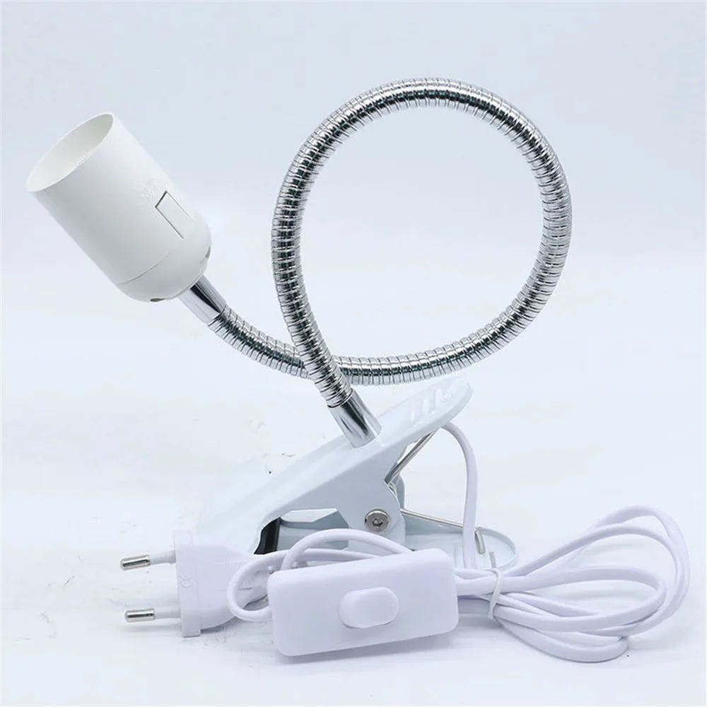 E27 lamp base AC100-240V EU/US/UK plug-in Metal Flexible tube Clip-on book light & Switch on/off Reading(Not include led bulbs)
E27 lamp base AC100-240V EU/US/UK plug-in Metal Flexible tube Clip-on book light & Switch on/off Reading(Not include led bulbs)