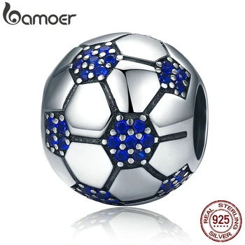 BAMOER Classic 925 Sterling Silver Sport Love Passion Of Football, Blue Clear CZ Beads fit Charm Bracelets Jewelry Making SCC217
BAMOER Classic 925 Sterling Silver Sport Love Passion Of Football, Blue Clear CZ Beads fit Charm Bracelets Jewelry Making SCC217
