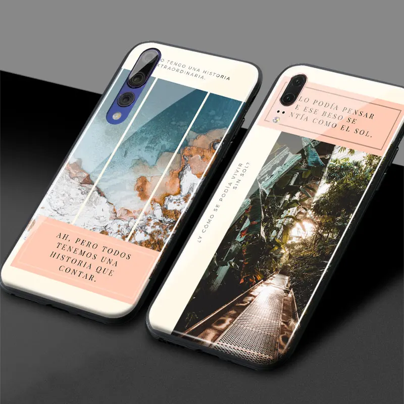 Aesthetic Spanish quote memes poem Soft Silicone Glass Phone Case For Huawei Honor 8x V 9 10 Nova 3i Mate 10 20 P20 P30 lite Pro
Aesthetic Spanish quote memes poem Soft Silicone Glass Phone Case For Huawei Honor 8x V 9 10 Nova 3i Mate 10 20 P20 P30 lite Pro