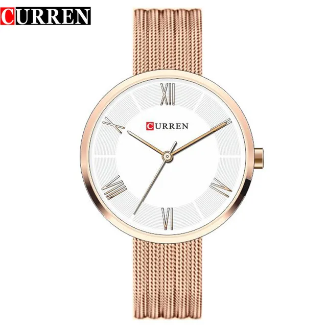 CURREN Brand Fashion Wristwatches Women Stainless Steel Band Women Dress Watches Women Quartz-Watch Relogio Feminino New Gold
CURREN Brand Fashion Wristwatches Women Stainless Steel Band Women Dress Watches Women Quartz-Watch Relogio Feminino New Gold