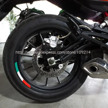Aprilia MV Agusta Benelli 4 Strips Italy Wheel Sticker Reflective Rim Tape B Bike Motorcycle Suitable for 17-18inch tires
Aprilia MV Agusta Benelli 4 Strips Italy Wheel Sticker Reflective Rim Tape B Bike Motorcycle Suitable for 17-18inch tires