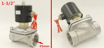 1-1/2'' Stainless Steel Normally Open Valve WaterValves 2W400-40BK DC12V,DC24V or AC220V
1-1/2'' Stainless Steel Normally Open Valve WaterValves 2W400-40BK DC12V,DC24V or AC220V