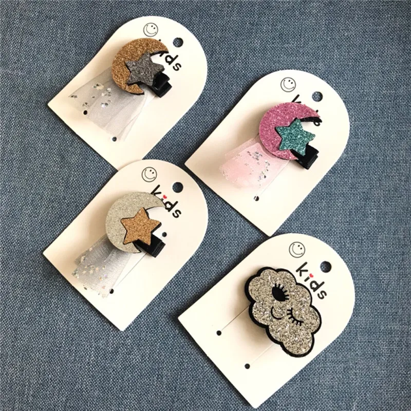 20pcs/lot Cute Shiny Children Hairpins Girls Glitter Star Moon Cloud Princess Hair Clip Gauze Mesh Sequins Kids Hair Accessories
20pcs/lot Cute Shiny Children Hairpins Girls Glitter Star Moon Cloud Princess Hair Clip Gauze Mesh Sequins Kids Hair Accessories