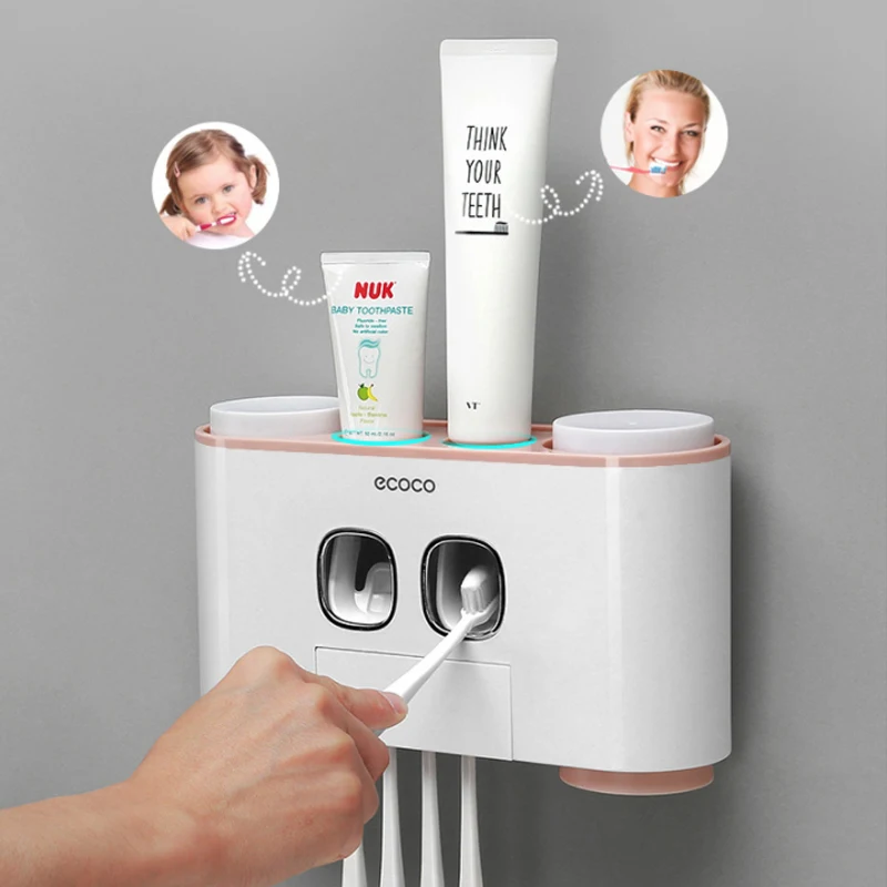 Toothbrush Bathroom accessories Holder 5 Racks Dust-proof with Cups Toothpaste Squeezer Dispenser Automatic Wall Stand Shelf
Toothbrush Bathroom accessories Holder 5 Racks Dust-proof with Cups Toothpaste Squeezer Dispenser Automatic Wall Stand Shelf