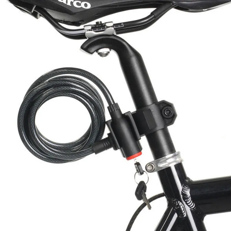 Mountain Bike Key Lock Bicycle Equipment Bike Chain Lock Bicycle Lock