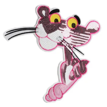 26cm Large Pink Cartoon Leopard Sequin Patches Sew on Fashion Clothes Applique DIY Clothing Decoration Sequins Patches for Cloth
26cm Large Pink Cartoon Leopard Sequin Patches Sew on Fashion Clothes Applique DIY Clothing Decoration Sequins Patches for Cloth
