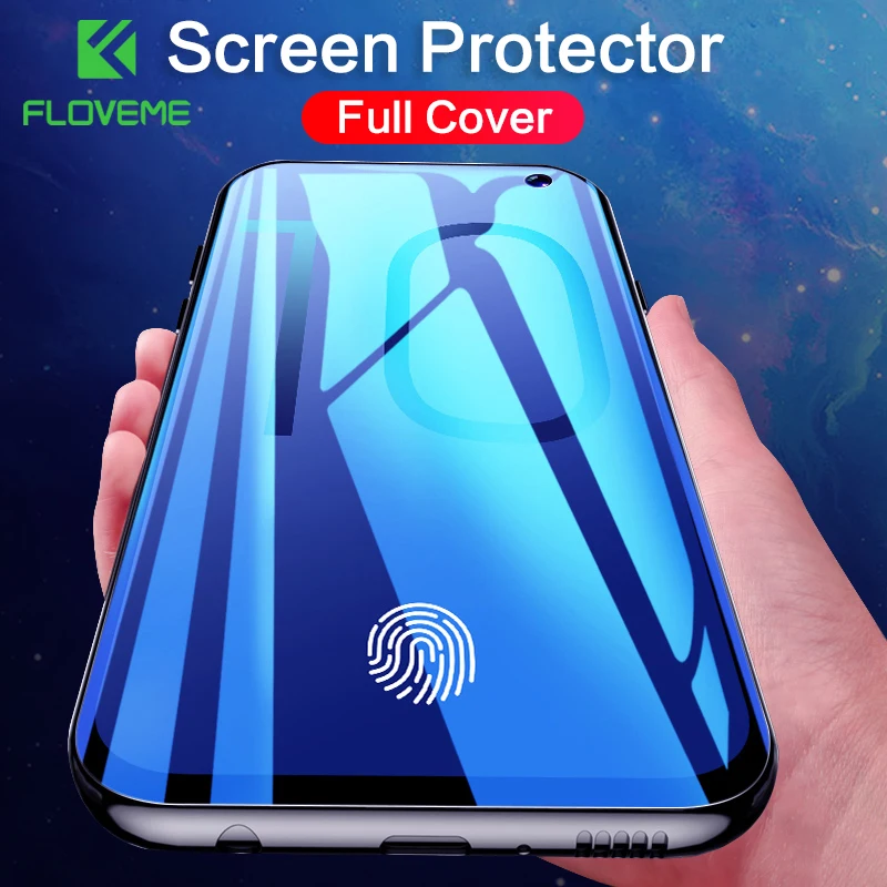 FLOVEME 3D изогнутая полная Защита экрана для Samsung Galaxy Note 10 Plus S8 S9 S10 S10E 9 8 мягкая пленка