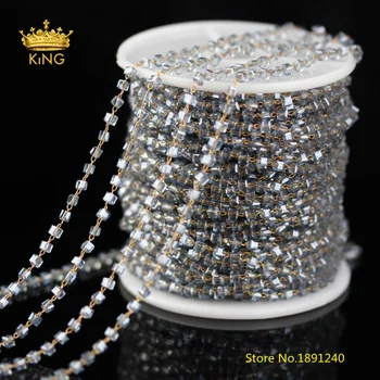5Meters NEW Clear Blue Grey Glass Wire Wrapped 2mm Small Square Cube Loose Bead Glass Chains Jewelry for Choker Women Gift ZJ227
5Meters NEW Clear Blue Grey Glass Wire Wrapped 2mm Small Square Cube Loose Bead Glass Chains Jewelry for Choker Women Gift ZJ227