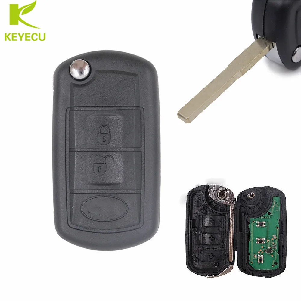 KEYECU Modified New Flip Remote Key 3Button 433MHz ID7941 Chip for 2004-2007 Discoverer 3 With HU101 Blade
KEYECU Modified New Flip Remote Key 3Button 433MHz ID7941 Chip for 2004-2007 Discoverer 3 With HU101 Blade