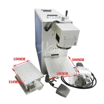 20W Optical Fiber Laser Engraving Machine CNC Cutter with Rotary Axis for 3D Metal Marking
20W Optical Fiber Laser Engraving Machine CNC Cutter with Rotary Axis for 3D Metal Marking