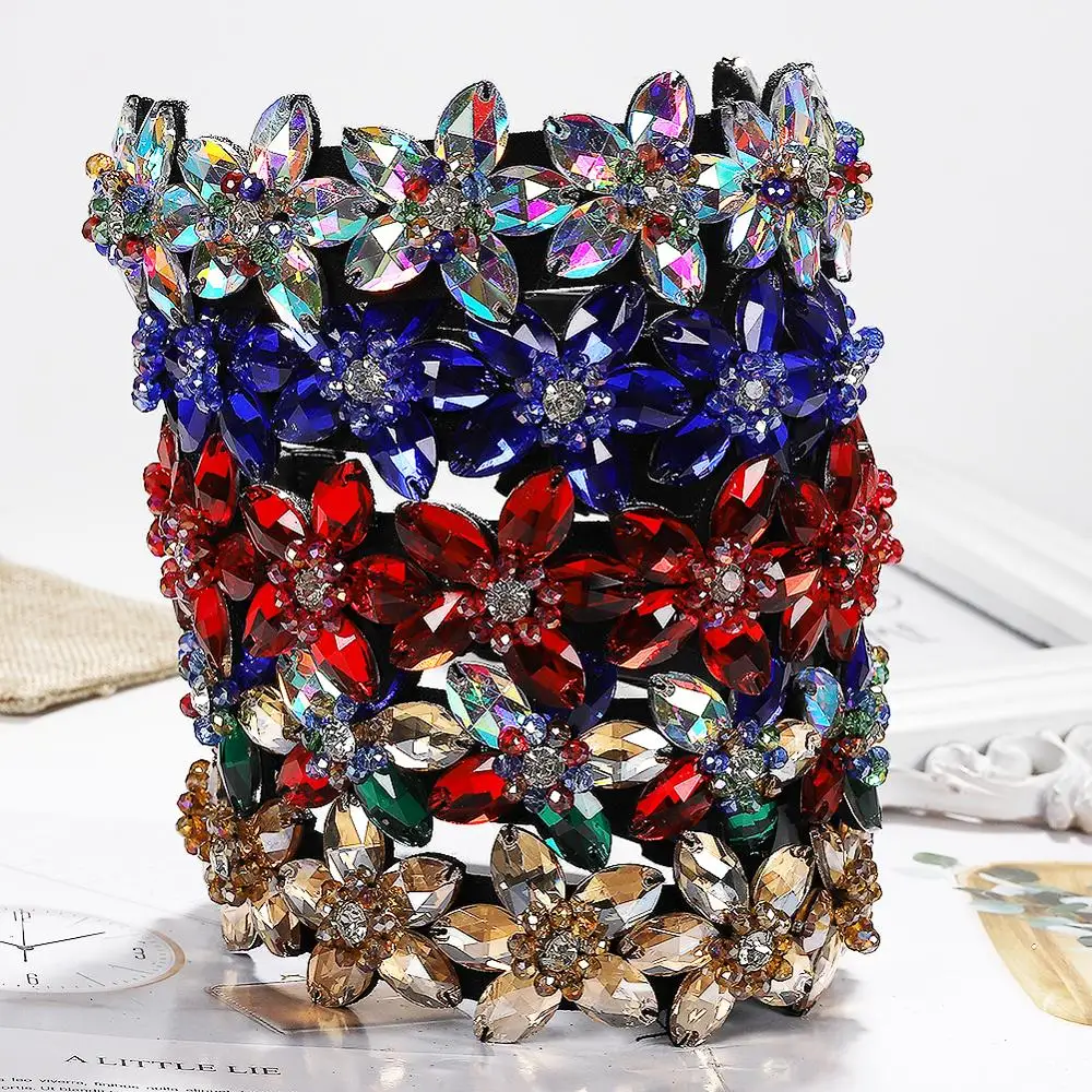 Dvacaman Baroque Rhinestone Headband Fashion Show Bridal Flower Crystal Hairband Wedding Hair Accessories Jewelry Party Gift INS
Dvacaman Baroque Rhinestone Headband Fashion Show Bridal Flower Crystal Hairband Wedding Hair Accessories Jewelry Party Gift INS