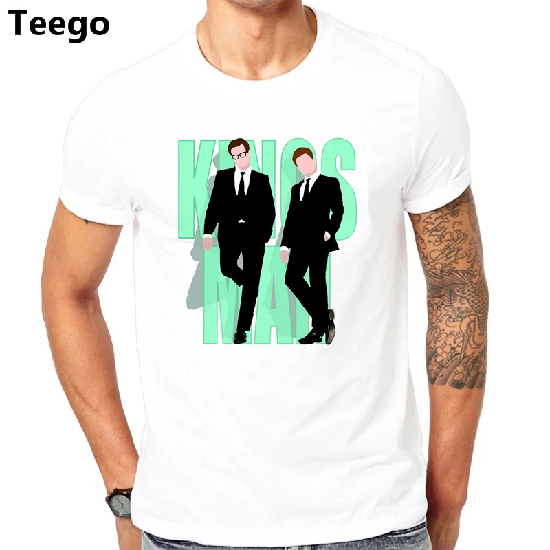 Mens Cartoon Kingsman T-Shirt Summer Short Sleeve White Colin Firth Top Tees Shirt For Adult
Mens Cartoon Kingsman T-Shirt Summer Short Sleeve White Colin Firth Top Tees Shirt For Adult