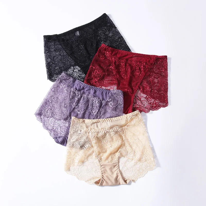 Sexy Lace Lingerie Women Underwears Transparent Bottoms Panties Female Middle Waist Briefs Fancy Underpants
Sexy Lace Lingerie Women Underwears Transparent Bottoms Panties Female Middle Waist Briefs Fancy Underpants