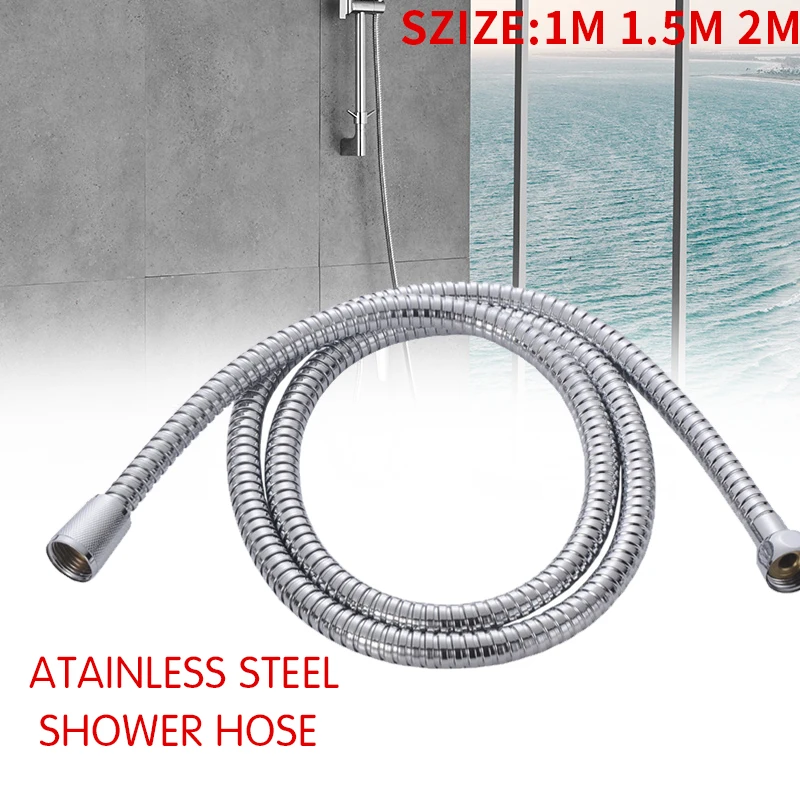 Explosion-proof Hoses Water Head Plumbing Hoses Stainless Steel Encryption Showerhead Pipe Spring Pull Tube Bathroom Accessories
Explosion-proof Hoses Water Head Plumbing Hoses Stainless Steel Encryption Showerhead Pipe Spring Pull Tube Bathroom Accessories