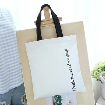 Women Canvas Bag Shopping Bags Fashion Letter Printing Handbag Large Capacity Shoulder Bags For Women 2019
Women Canvas Bag Shopping Bags Fashion Letter Printing Handbag Large Capacity Shoulder Bags For Women 2019