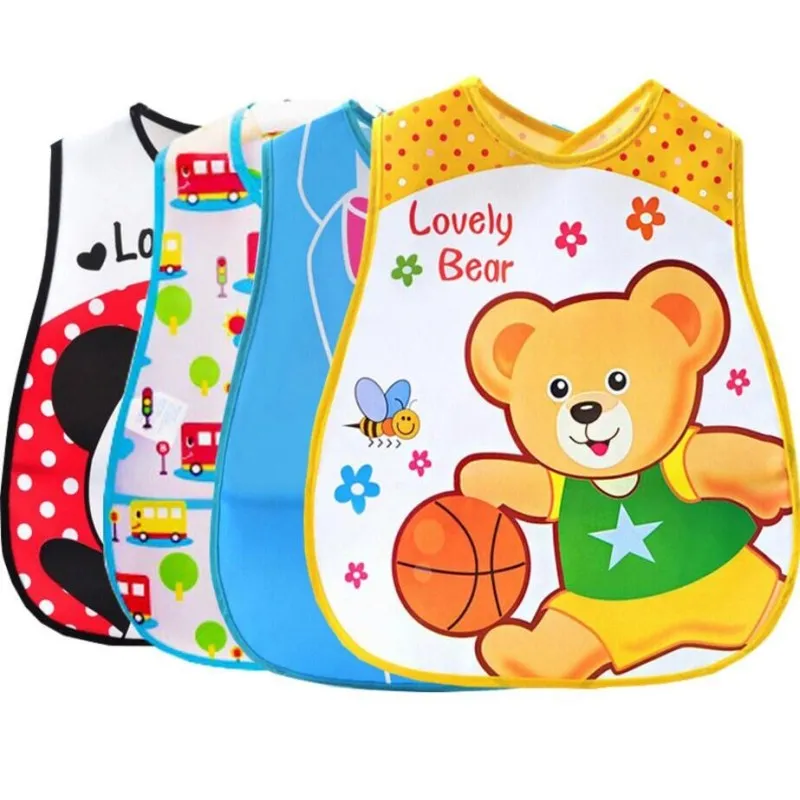 50pc wholesale Bibs EVA Waterproof Lunch Bibs Boys Girls Infants Cartoon Pattern Bibs Burp Cloths For Children Self Feeding Care
50pc wholesale Bibs EVA Waterproof Lunch Bibs Boys Girls Infants Cartoon Pattern Bibs Burp Cloths For Children Self Feeding Care