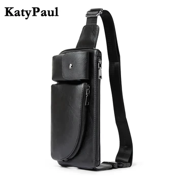 KatyPaul Brand Leather Men Chest Pack Small Shoulder Bags Casual Man Crossbody Bags Chest Leather Waist Packs Male Travel Bag
KatyPaul Brand Leather Men Chest Pack Small Shoulder Bags Casual Man Crossbody Bags Chest Leather Waist Packs Male Travel Bag