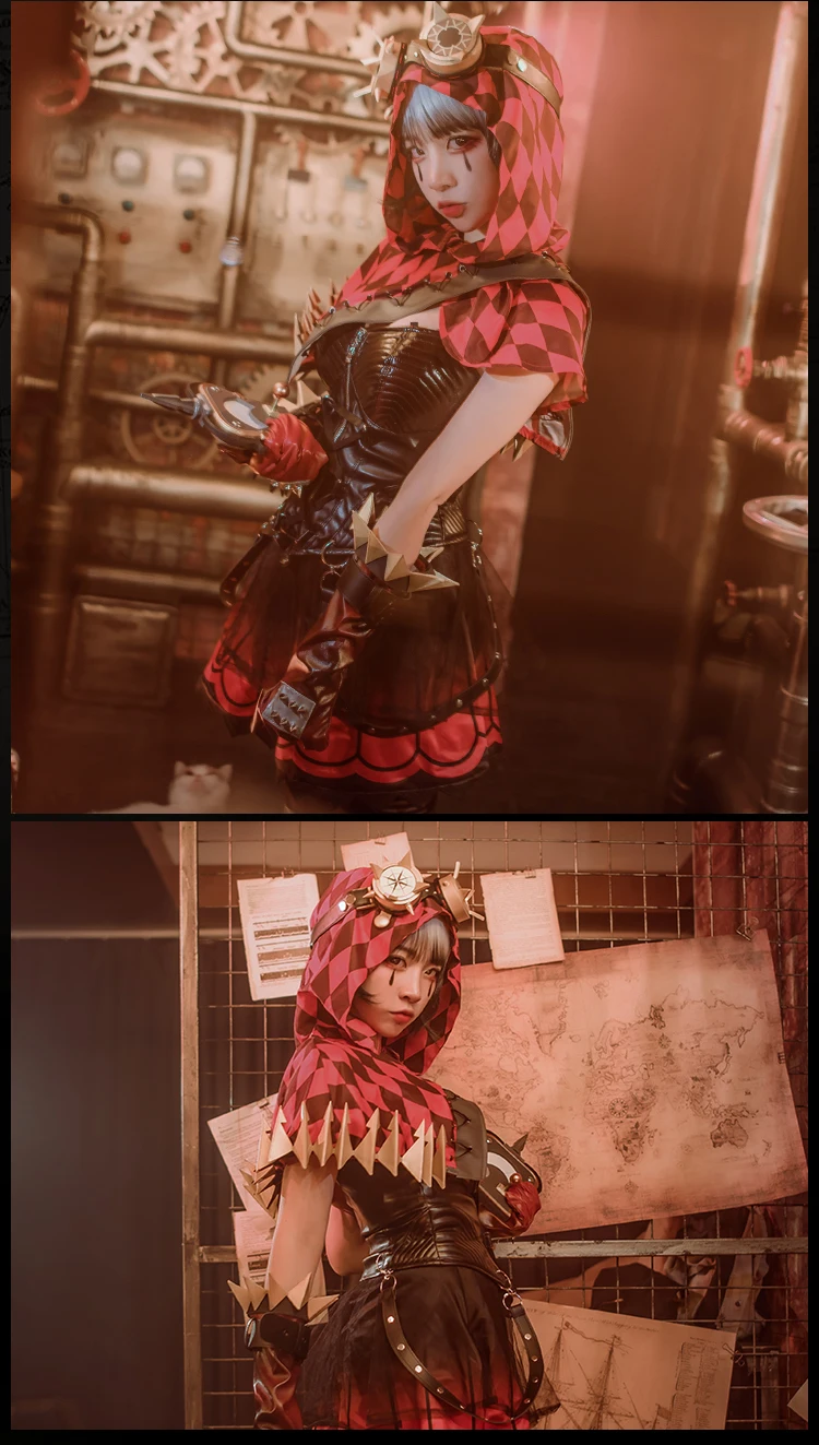 CosplayLove Game Identity V Cosplay Costume Machinist Tracy Reznik Cosplay Costume Little Red Riding Hood Custom Made (6)