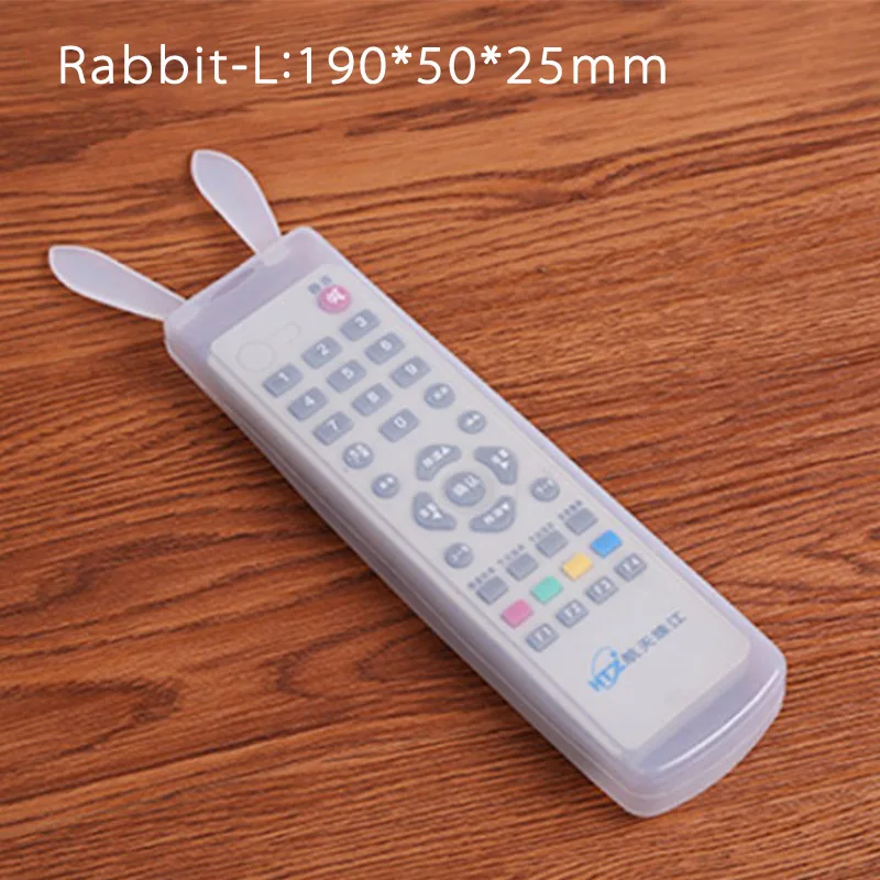 Remote Control Cover Silicone Transparent TV Remote Control Case Air Conditioning Dust Protect Storage Bag Home Accessories