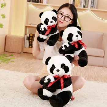 25cm-50cm Giant Panda with Panda Baby Plush Stuffed Animal Doll Animals Toy Pillow Cartoon Cute Mother and Baby Panda Kid Gifts
25cm-50cm Giant Panda with Panda Baby Plush Stuffed Animal Doll Animals Toy Pillow Cartoon Cute Mother and Baby Panda Kid Gifts