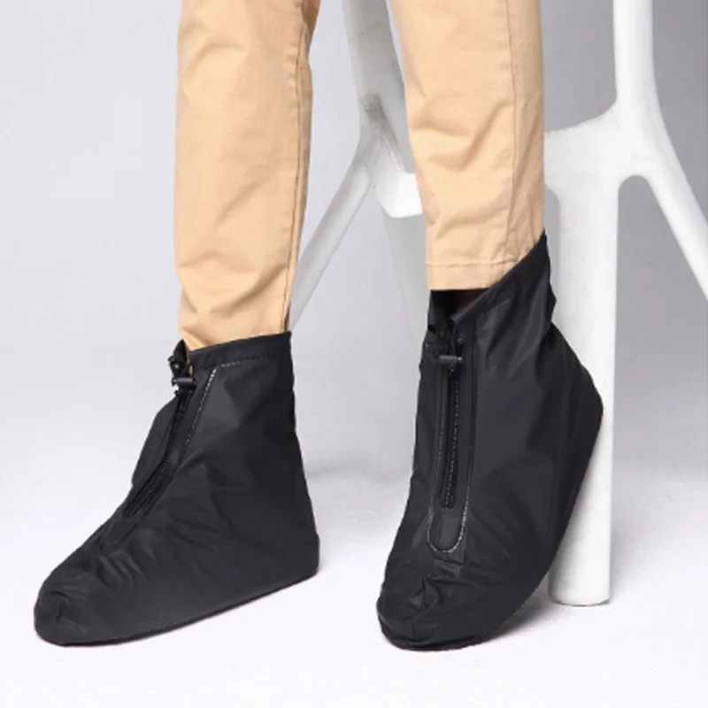 Women's Reusable Waterproof Rain Shoes Cover Anti-Slip Covers PVC Overshoes lot
