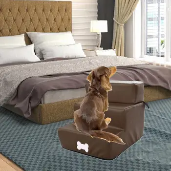 Pet Leather Stair Step Pet Dog Detachable Three - Story Stair Washable Stair Ladder Dog Stair
Pet Leather Stair Step Pet Dog Detachable Three - Story Stair Washable Stair Ladder Dog Stair