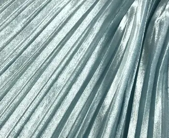 2 meters 150cm 59.05" width light blue green pleated accordion pleuche fabric for Autumn Winter skirt dress MM399
2 meters 150cm 59.05" width light blue green pleated accordion pleuche fabric for Autumn Winter skirt dress MM399