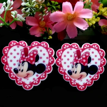 40pcs/Lot 32x35mm Heart Shape Mouse Planar Resins Cabochons Minnie Flatback for Hair Bow Center Card Making Craft Embellishments
40pcs/Lot 32x35mm Heart Shape Mouse Planar Resins Cabochons Minnie Flatback for Hair Bow Center Card Making Craft Embellishments